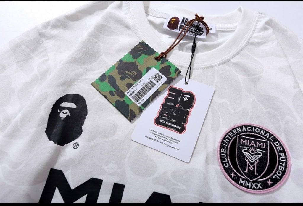 Miami BAPE 93 Pink Camo Graphic T-Shirt