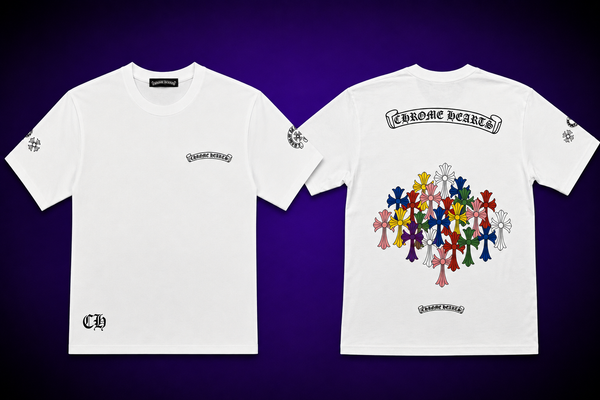 HS Chrome Heart Cross Tee